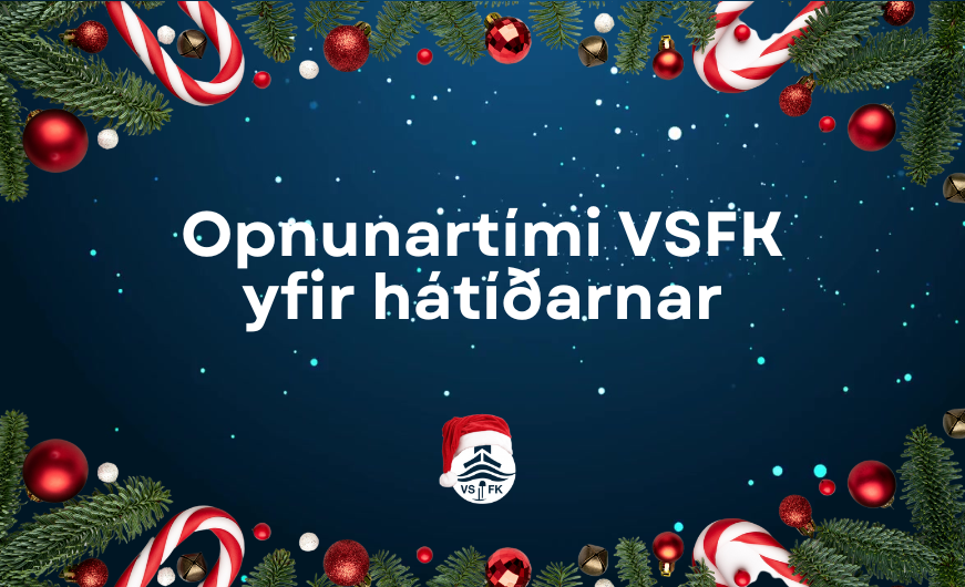 Mynd af opnunartíma VSFK í fréttayfirliti